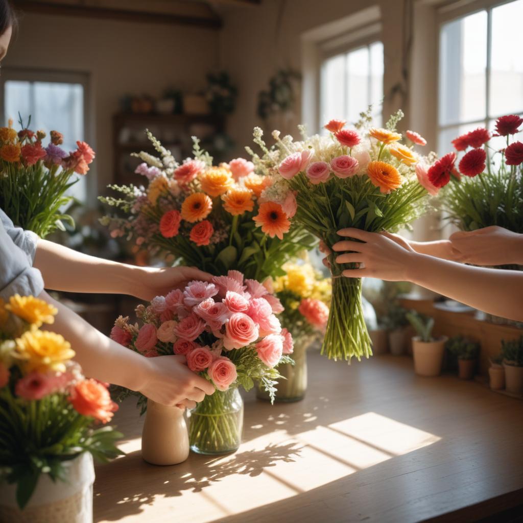 Выбор букета из живых цветов для доставки: критерии свежести, состава и оформления